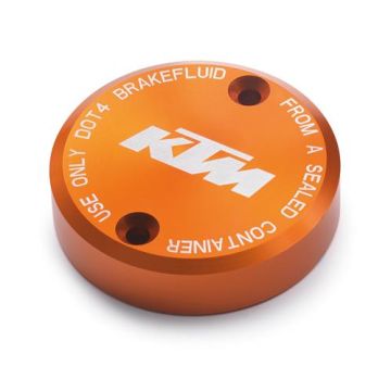 KTM Anodised Brake Fluid Reservoir Cover - Orange