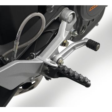 KTM 125/390 Duke Racing Footrests - Silver