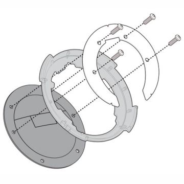 Givi BF02 Tank Lock Ring - Triumph / KTM / Aprilia