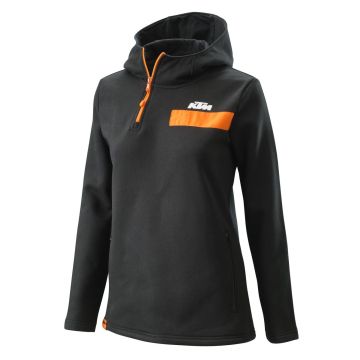 KTM Women Pure Zip Hoodie - Black